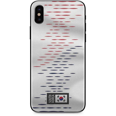 South Korea Soccer Flag iPhone X Skin